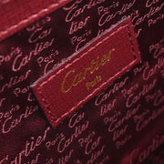 Cartier Bordeaux 2way Handbag L46 154360
