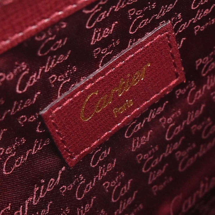 Cartier Bordeaux 2way Handbag L46 154360