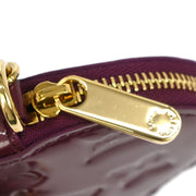 Louis Vuitton Vernis Purple Porte Monnaie Coeur Coin Wallet M93563 TH1028 154361
