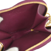 Louis Vuitton Vernis Purple Porte Monnaie Coeur Coin Wallet M93563 TH1028 154361