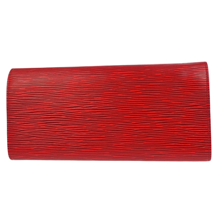 Louis Vuitton Red Epi Rouleau Schmucketui Rot Pouch M48357 MI0962 154363