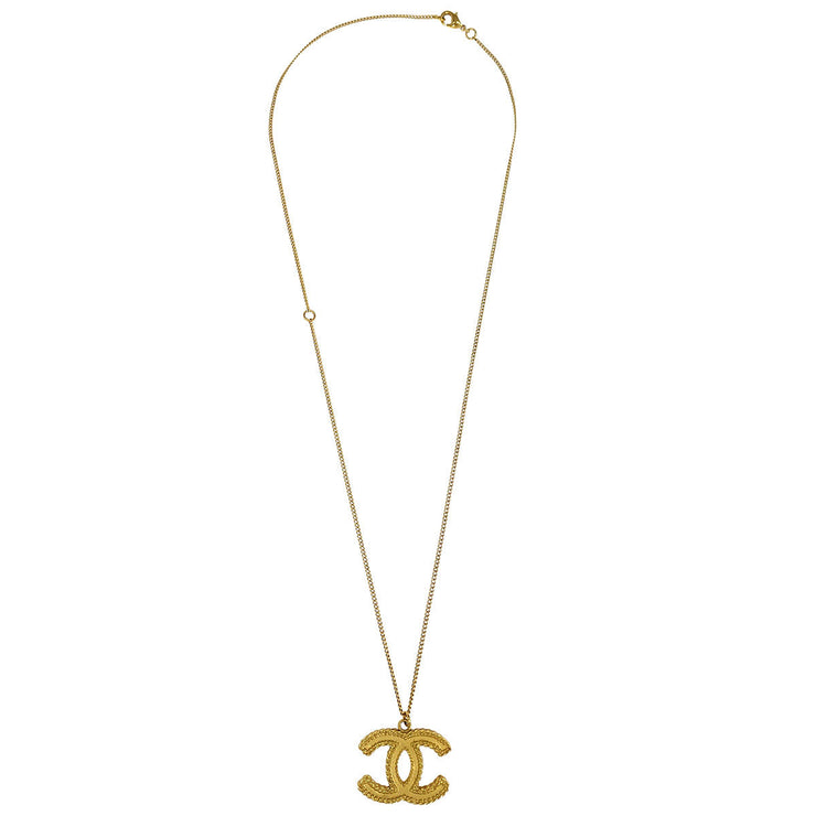 Chanel Gold CC Chain Pendant Necklace 12A 154379
