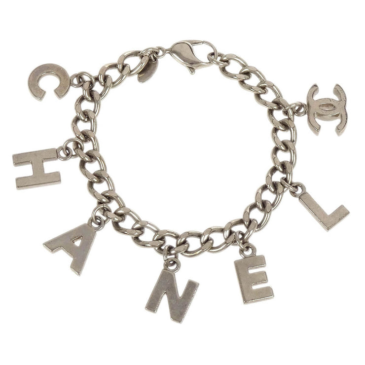 Chanel CC Icon Bracelet Silver 05V 154383