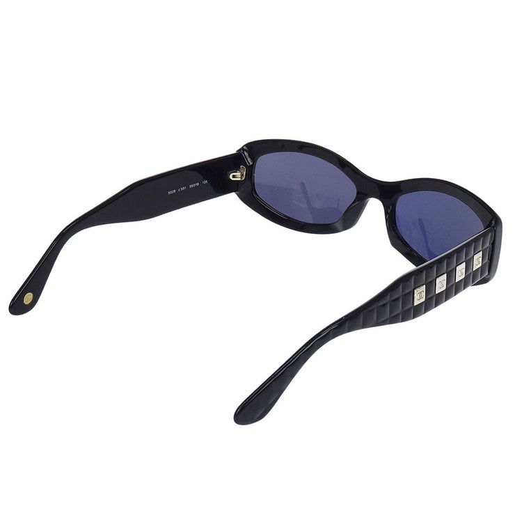 Chanel Sunglasses Eyewear Black Small Good C1528778 56[ ]18 154386
