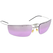 Chanel Sunglasses Eyewear Purple Small Good L3569267 62[ ]17 154387