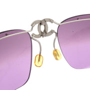 Chanel Sunglasses Eyewear Purple Small Good L3569267 62[ ]17 154387