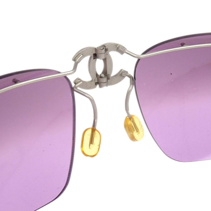 Chanel Sunglasses Eyewear Purple Small Good L3569267 62[ ]17 154387