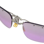 Chanel Sunglasses Eyewear Purple Small Good L3569267 62[ ]17 154387