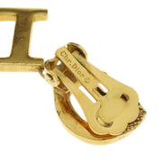 Christian Dior Earrings Clip-On Dangle Gold 154391