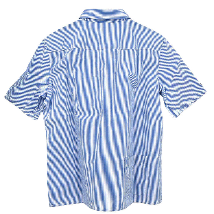 Chanel Shirt Blouse Blue 99P #40 154392