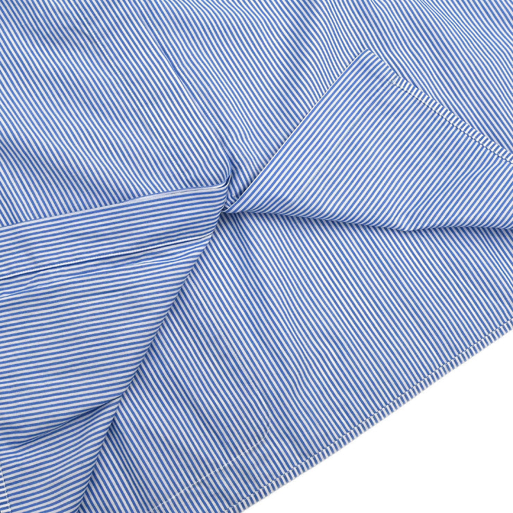 Chanel Shirt Blouse Blue 99P #40 154392