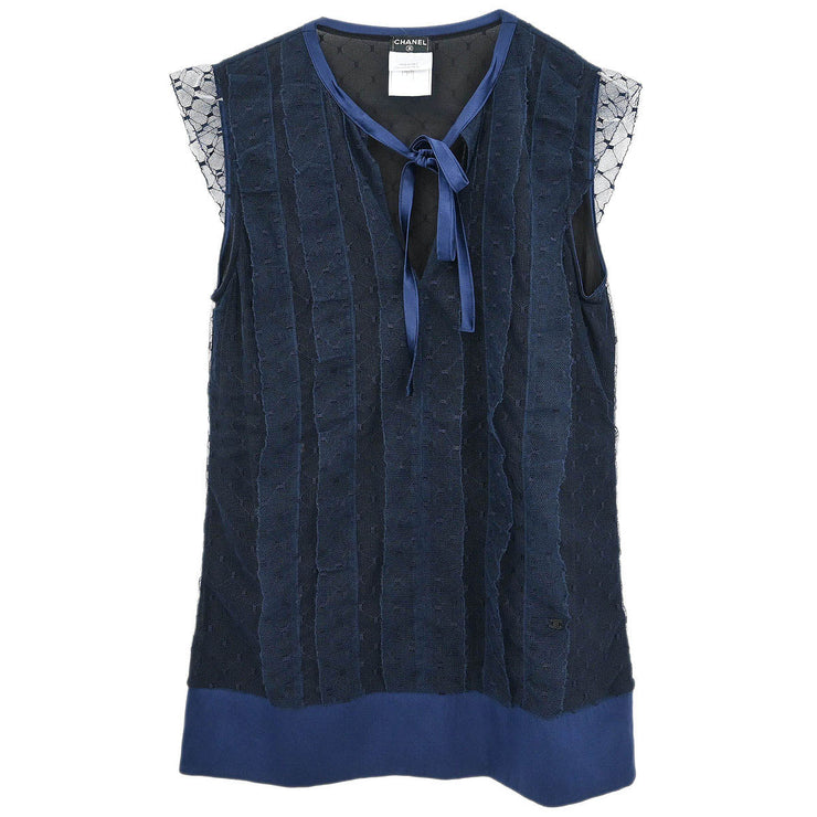 Chanel Tank Top Navy 07A #40 154394