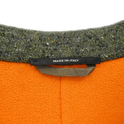 Hermes Single Breasted Jacket Dark Green 6921/003/G19501/8/R #50 154397