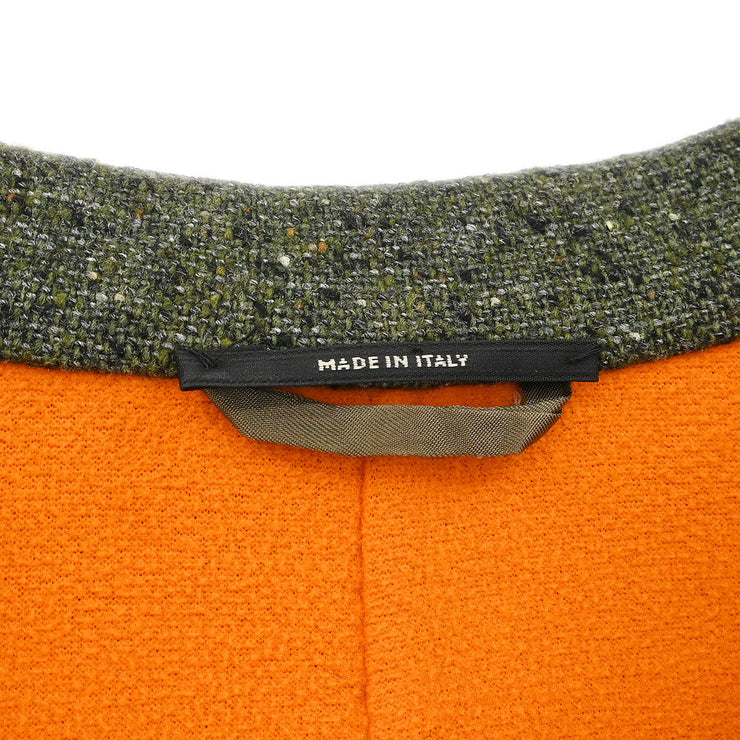 Hermes Single Breasted Jacket Dark Green 6921/003/G19501/8/R #50 154397