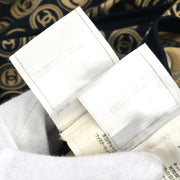 Chanel Setup Suit Zip Up Top Skirt Black 03P #38 #34 154404