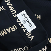 Chanel Blouse Shirt Black 154406