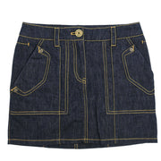 Louis Vuitton Denim Skirt Indigo RW071W WKSK01C2H #36 154408