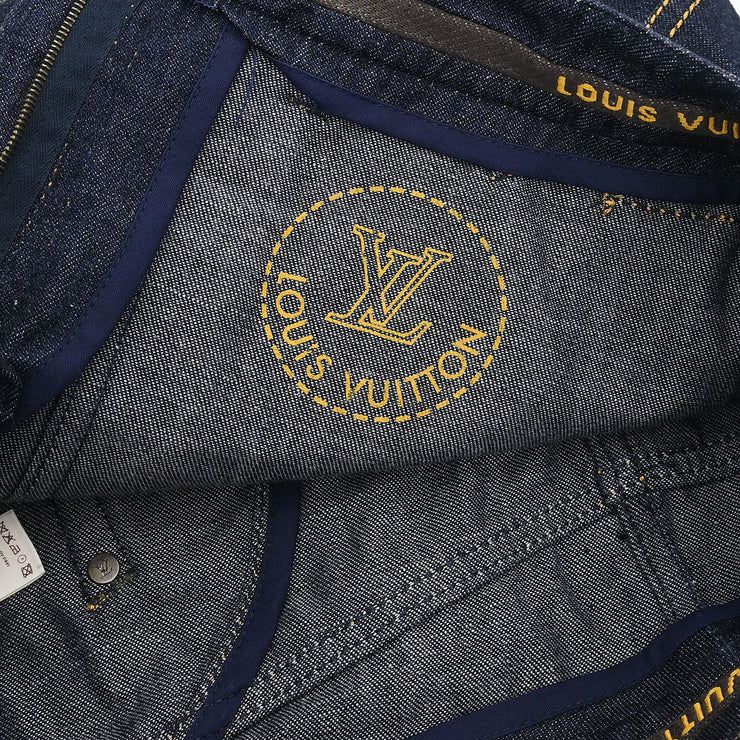 Louis Vuitton Denim Skirt Indigo RW071W WKSK01C2H #36 154408