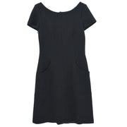 Prada Short Sleeve Dress Black APD1 2013 1785 #40 154409