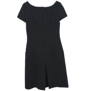 Prada Short Sleeve Dress Black APD1 2013 1785 #40 154409