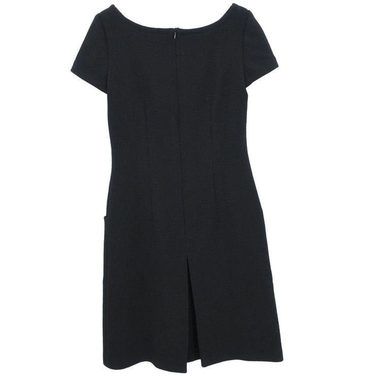 Prada Short Sleeve Dress Black APD1 2013 1785 #40 154409