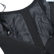 Prada Short Sleeve Dress Black APD1 2013 1785 #40 154409