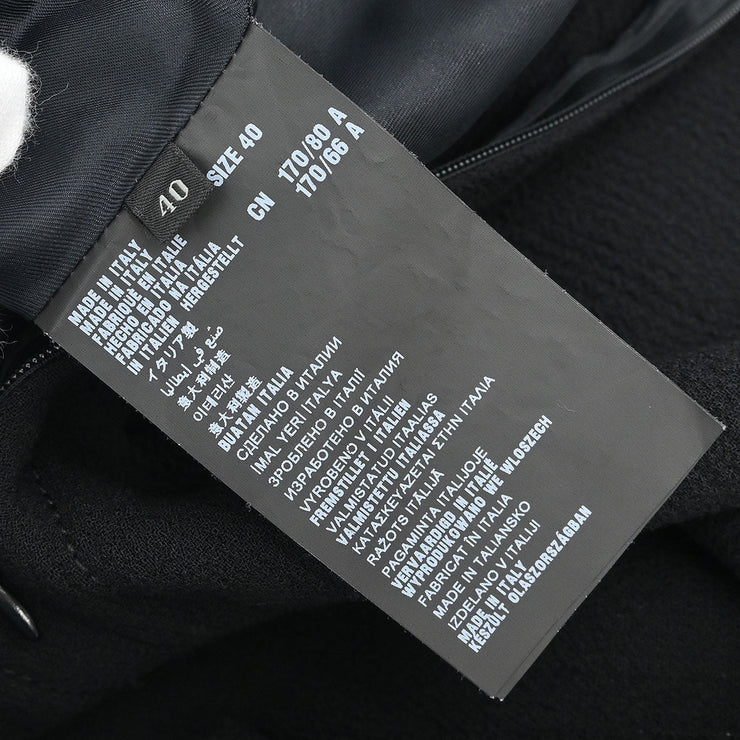 Prada Short Sleeve Dress Black APD1 2013 1785 #40 154409