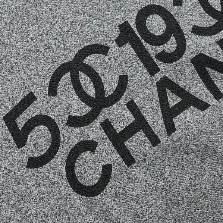 Chanel Long Sleeve Top Sweater Gray 154413