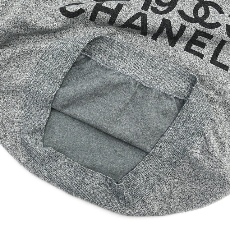 Chanel Long Sleeve Top Sweater Gray 154413