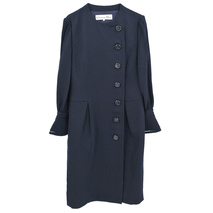 Christian Dior Coat Navy FW1EF9040 #38?40 154420