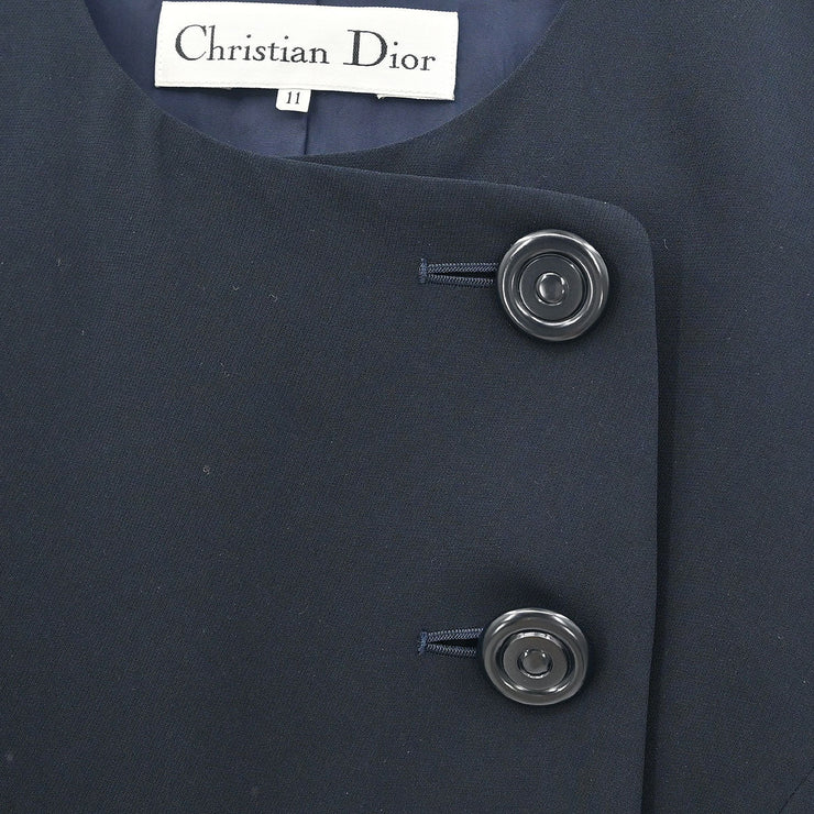 Christian Dior Coat Navy FW1EF9040 #38?40 154420