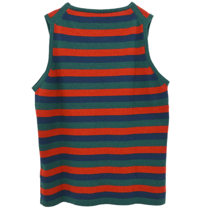 Chanel Sleeveless Tank Top Green 06C #36 154428