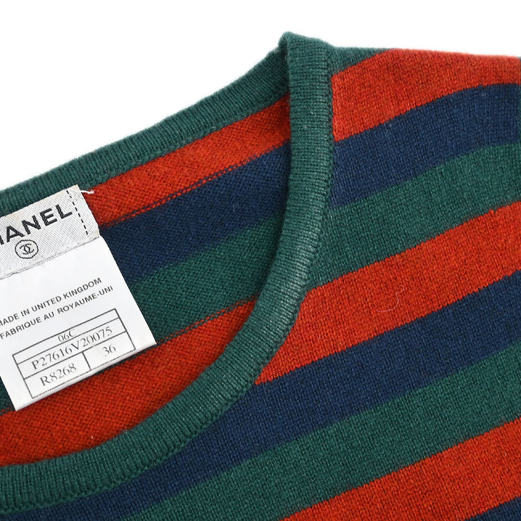 Chanel Sleeveless Tank Top Green 06C #36 154428