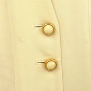 Christian Dior Dress Off-white MDP7D6800 #36?38 154431