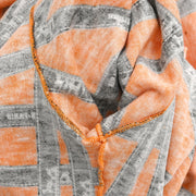 Hermes Long Sleeve T-shirt Top Orange #S 154432