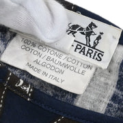 Hermes Long Sleeve T-shirt Top Navy #S 154433