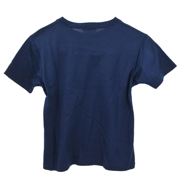 Hermes Short Sleeve T-shirt Top Navy #S 154434