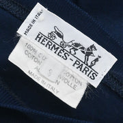 Hermes Short Sleeve T-shirt Top Navy #S 154434