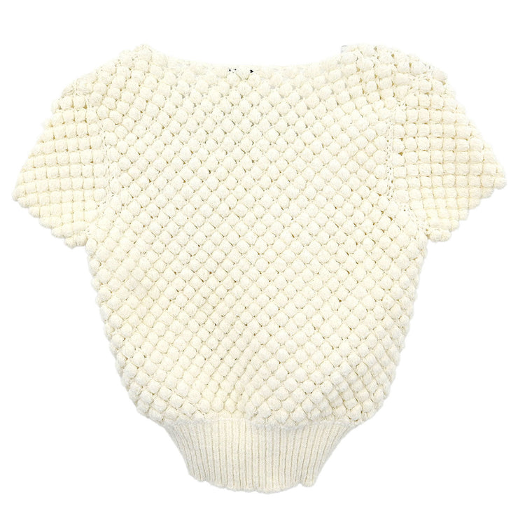 Chanel Short Sleeve Top White 03P #40 154436