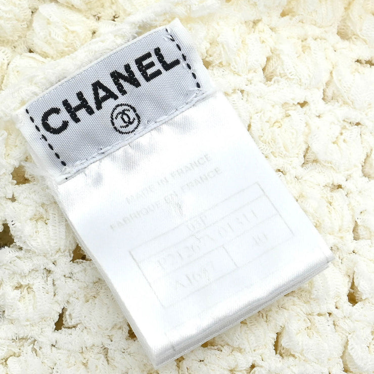 Chanel Short Sleeve Top White 03P #40 154436