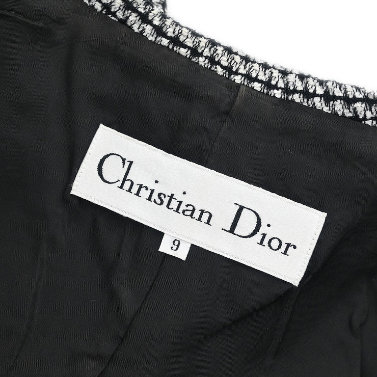 Christian Dior Setup Suit Jacket Skirt Black MDS7M2800 #36?38 154442