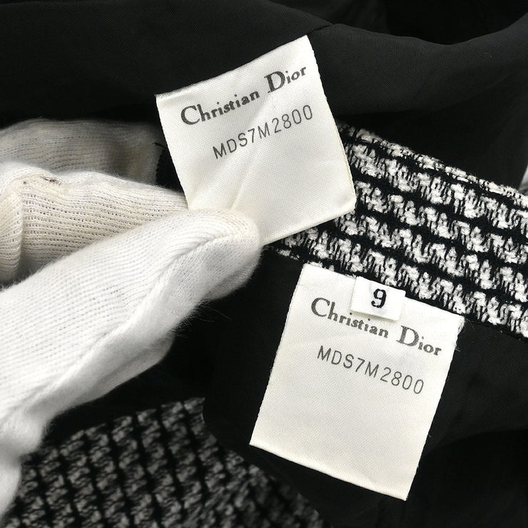 Christian Dior Setup Suit Jacket Skirt Black MDS7M2800 #36?38 154442