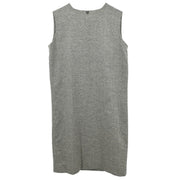 Hermes Sleeveless Dress Gray #40 154443