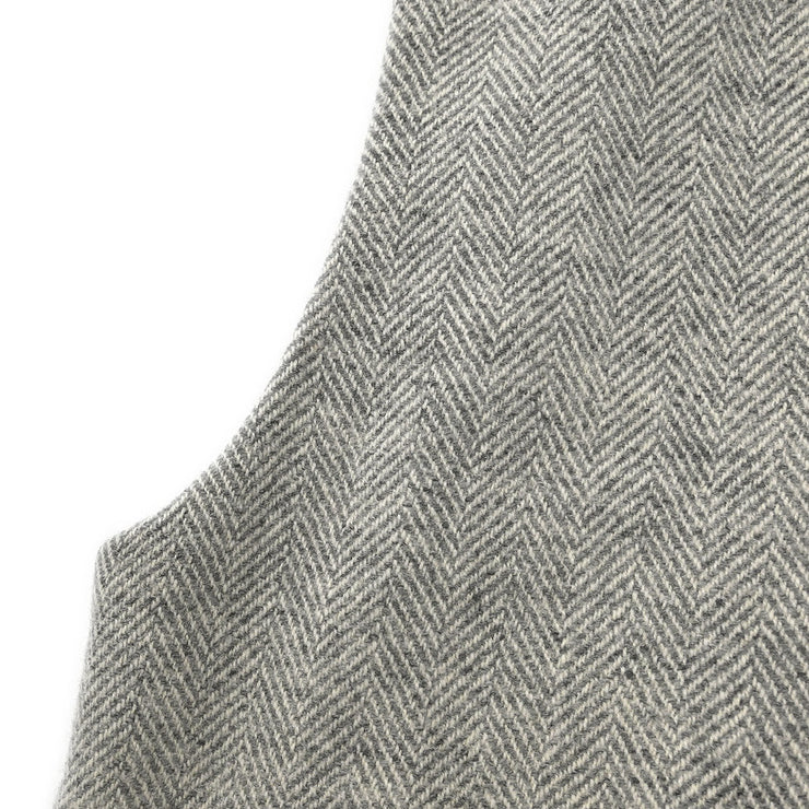 Hermes Sleeveless Dress Gray #40 154443