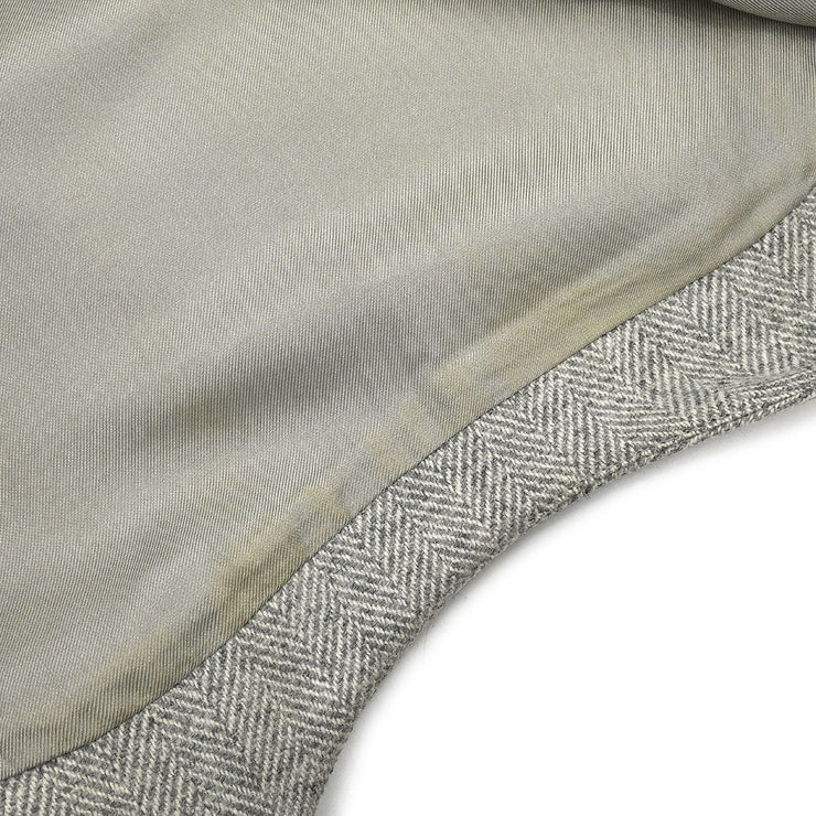 Hermes Sleeveless Dress Gray #40 154443