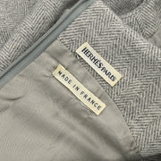 Hermes Sleeveless Dress Gray #40 154443