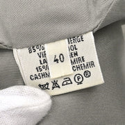 Hermes Sleeveless Dress Gray #40 154443