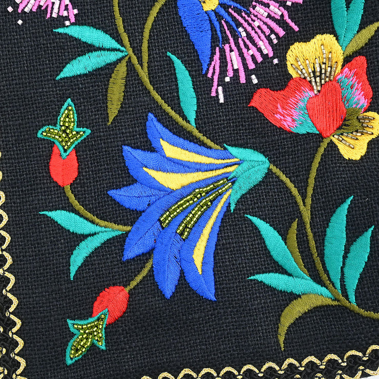 Yves Saint Laurent Collarless Jacket Black HZ530-700 #S 154447