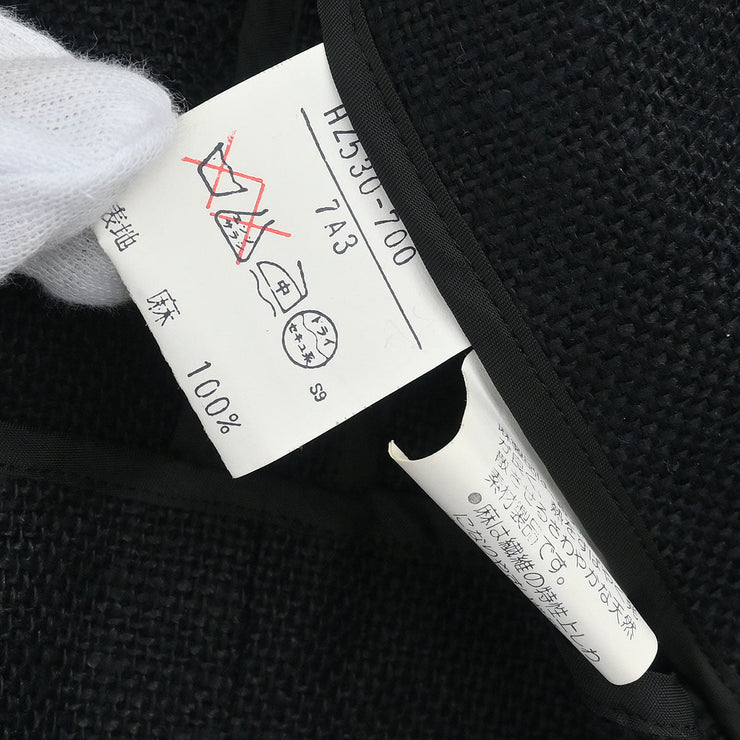 Yves Saint Laurent Collarless Jacket Black HZ530-700 #S 154447