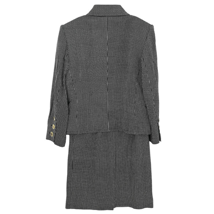 Yves Saint Laurent Setup Suit Jacket Skirt Black HZ290/HE133-116 #L #S 154448